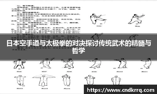 日本空手道与太极拳的对决探讨传统武术的精髓与哲学